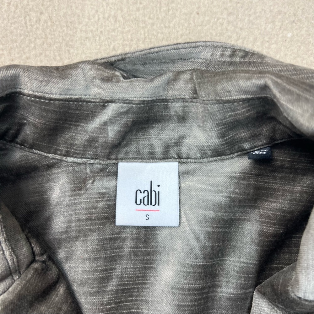 CABI Jacket Women's Small Brown Velvet Cropped Sunday Topper Style 3377 - Picture 4 of 6